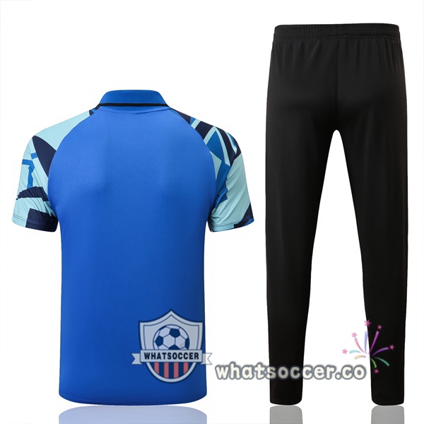 Training Polo Inter Milan + Pants Blue 2022-2023