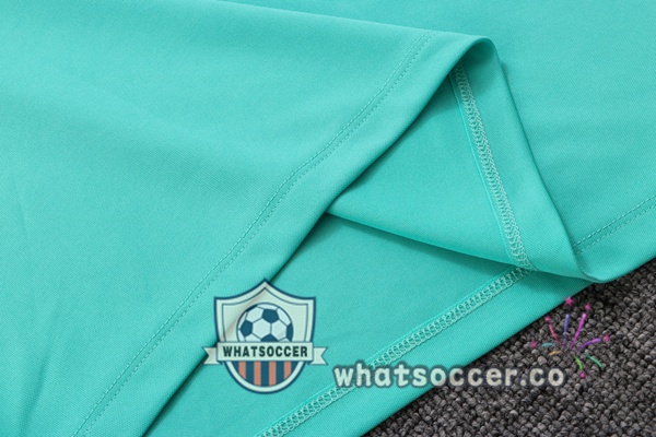 Training Polo FC Barcelona + Pants Green Blue 2022-2023