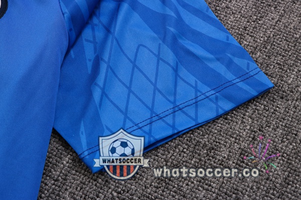 Training Polo Paris PSG + Pants Blue 2022-2023