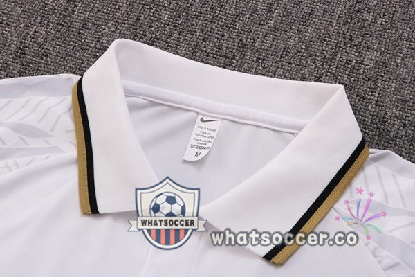 Training Polo France + Pants White 2022-2023