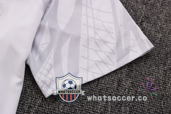 Training Polo France + Pants White 2022-2023