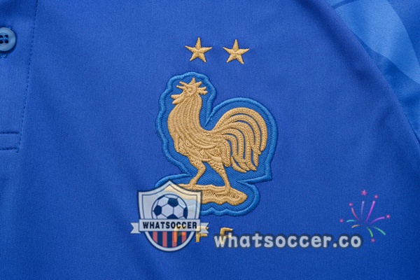 Training Polo France + Pants Blue 2022-2023