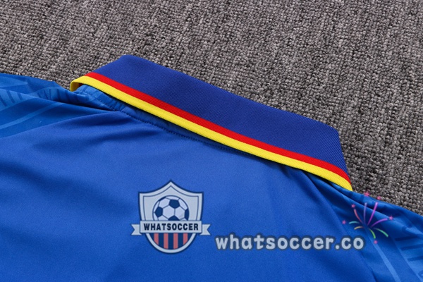 Training Polo France + Pants Blue 2022-2023