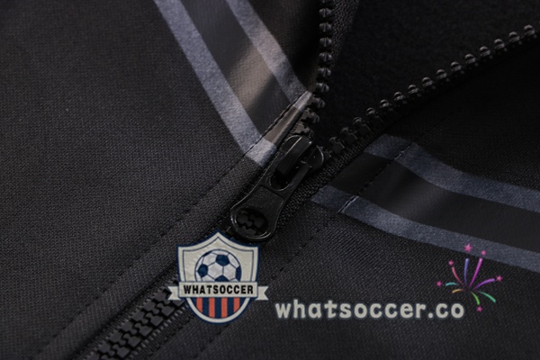 Korea Black Hooded Jacket 2022-2023