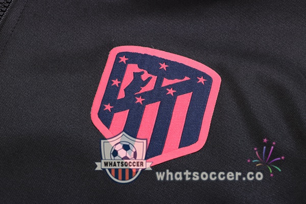 Atletico Madrid Black Hooded Jacket 2022-2023