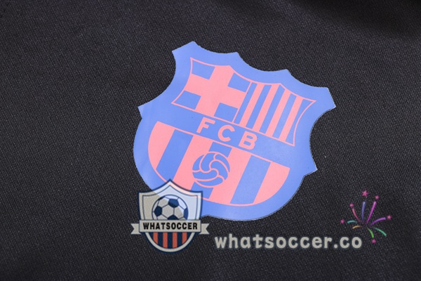 FC Barcelona Black Hooded Jacket 2022-2023
