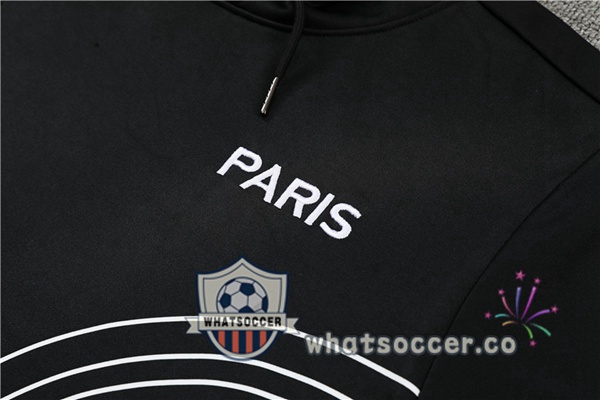 JORDAN Paris PSG Black Hooded Jacket 2022-2023
