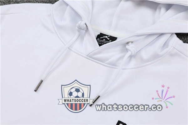 JORDAN Paris PSG White Hooded Jacket 2022-2023