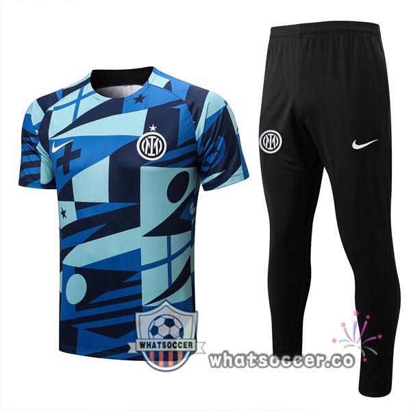 Inter Milan Training T-Shirts + Pants Blue 2022-2023