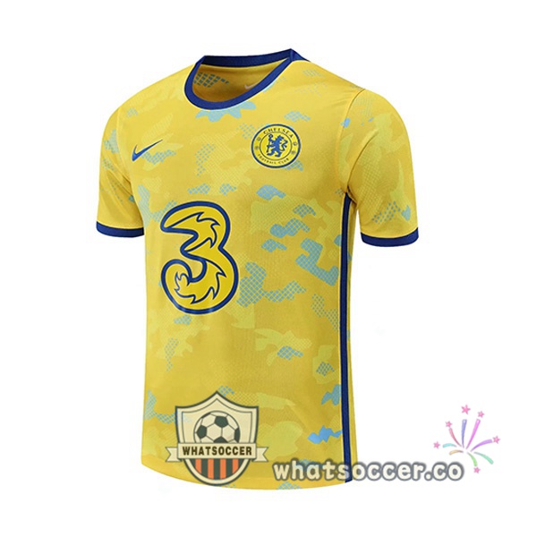 FC Chelsea Training T-Shirts Yellow 2022-2023