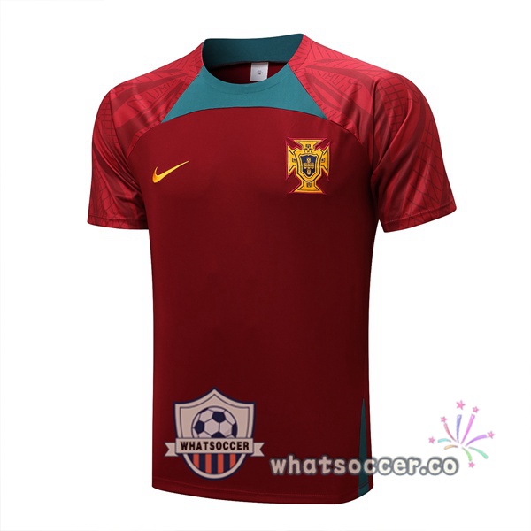Portugal Training T-Shirts Black 2022-2023
