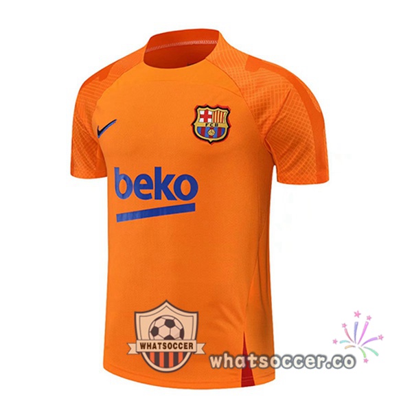 FC Barcelona Training T-Shirts Orange 2022-2023