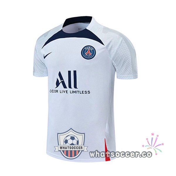 Paris PSG Training T-Shirts White 2022-2023