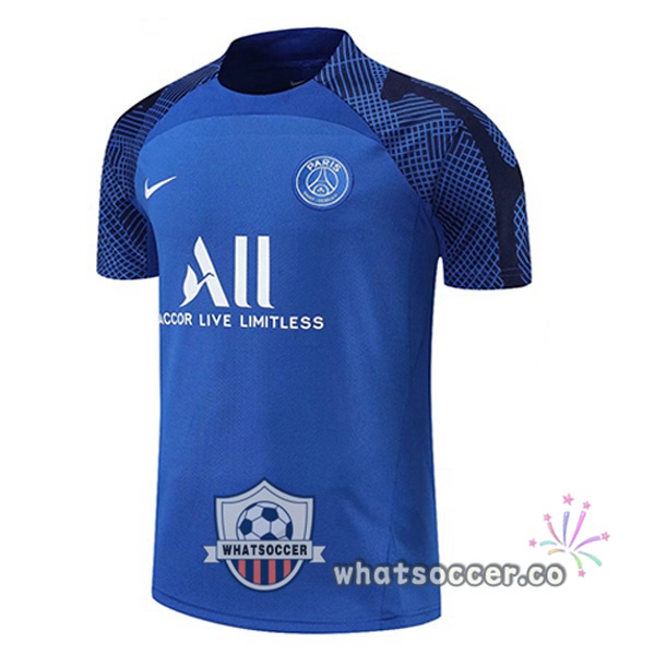 Paris PSG Training T-Shirts Blue 2022-2023