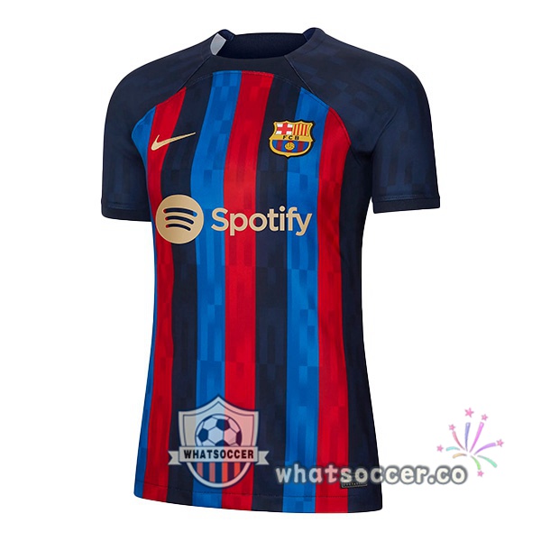 FC Barcelona Women Home Soccer Jerseys Red Blue 2022-2023