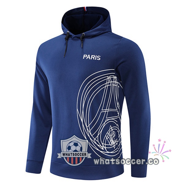 JORDAN Paris PSG Hooded Jacket Blue Royal 2022-2023