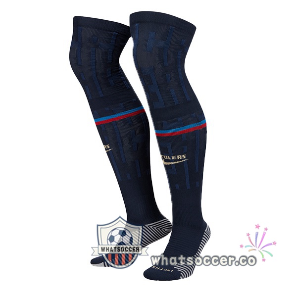 Barcelona Home Soccer Socks Red Blue 2022-2023