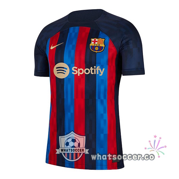 FC Barcelona Home Soccer Jerseys Red Blue 2022-2023