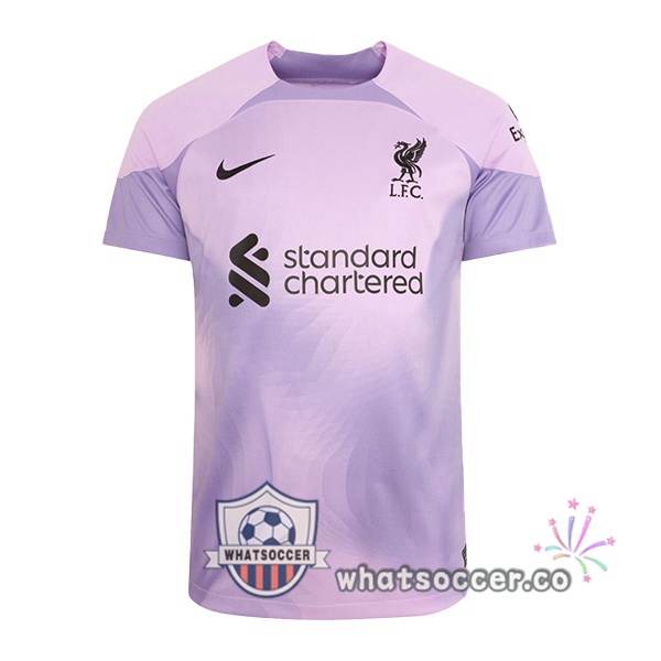 FC Liverpool Goalkeeper Soccer Jerseys Purple 2022-2023