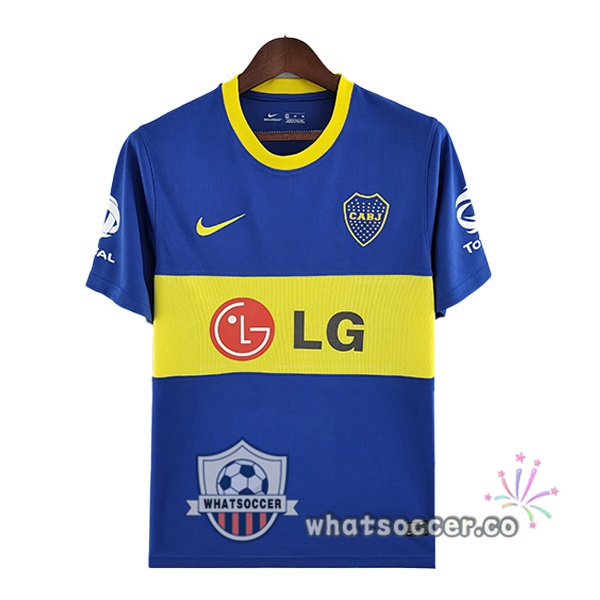 Boca Juniors Retro Home Soccer Jerseys Blue 2010-2011