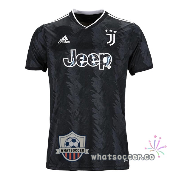 Juventus Away Soccer Jerseys Black 2022-2023