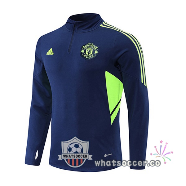 Manchester United Blue Royal Soccer Sweater 2022-2023