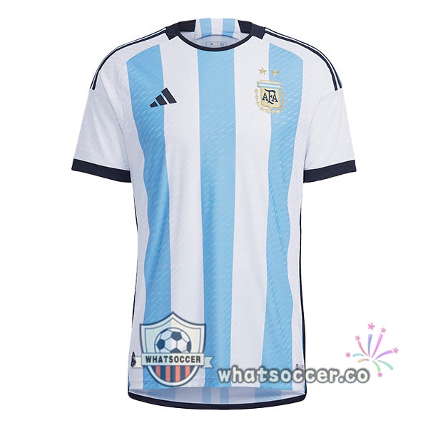 Argentina Home Soccer Jerseys Blue White 2022-2023