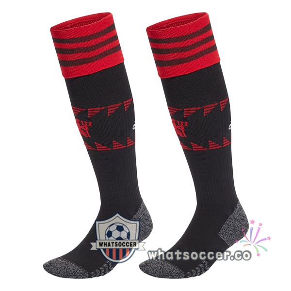 Manchester United Home Soccer Socks Red 2022-2023