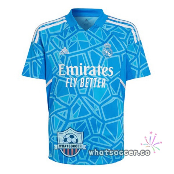 Real Madrid goalkeeper Soccer Jerseys Blue 2022-2023