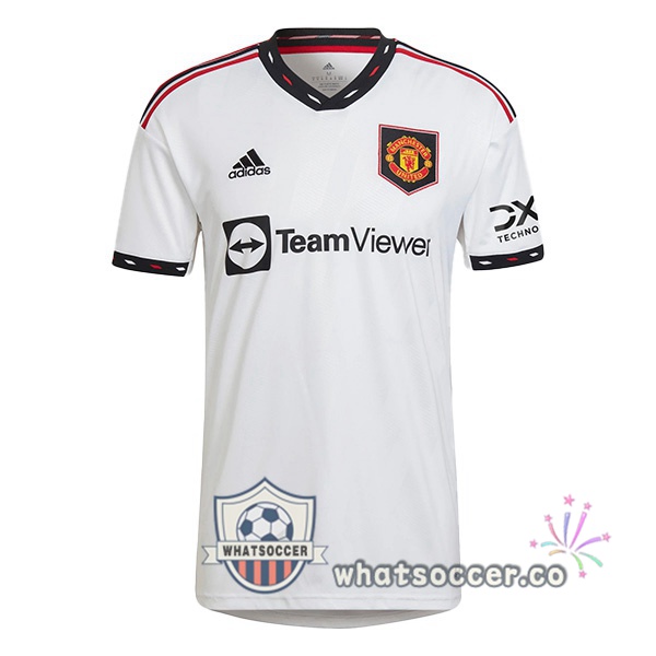 Manchester United Away Soccer Jerseys White 2022-2023