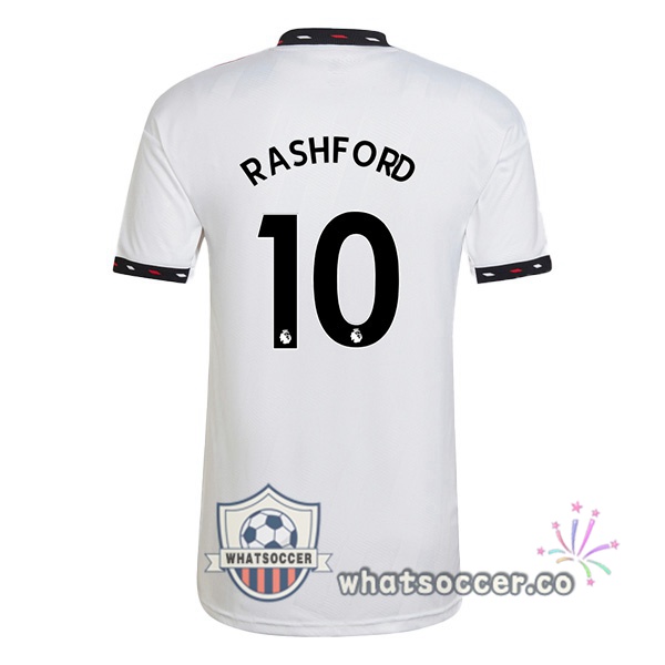 Manchester United (RASHFORD 10) Away Soccer Jerseys White 2022-2023