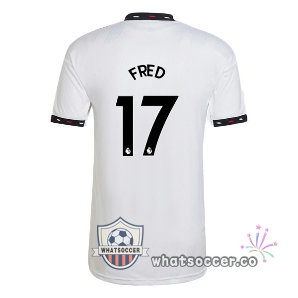 Manchester United (FRED 17) Away Soccer Jerseys White 2022-2023