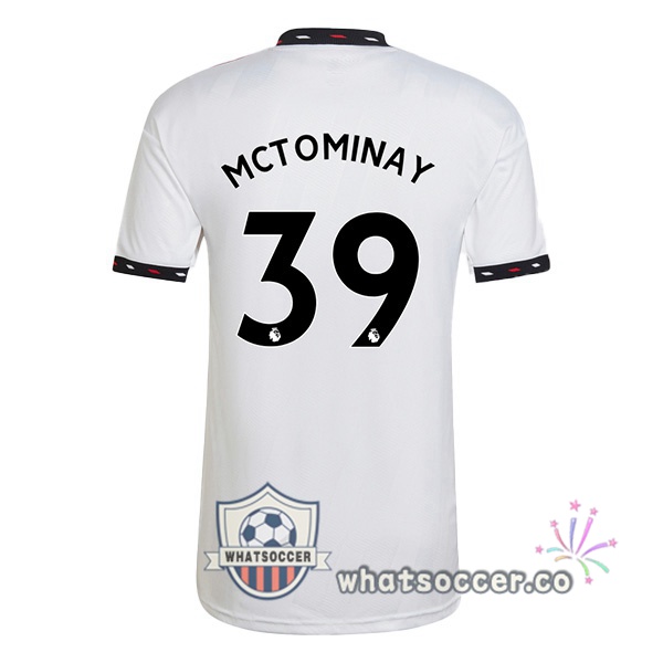 Manchester United (MCTOMINAY 39) Away Soccer Jerseys White 2022-2023