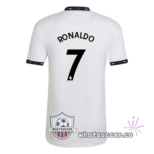 Manchester United (RONALDO 7) Away Soccer Jerseys White 2022-2023