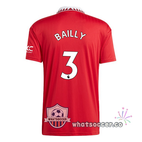 Manchester United (BAILLY 3) Home Soccer Jerseys Red 2022-2023
