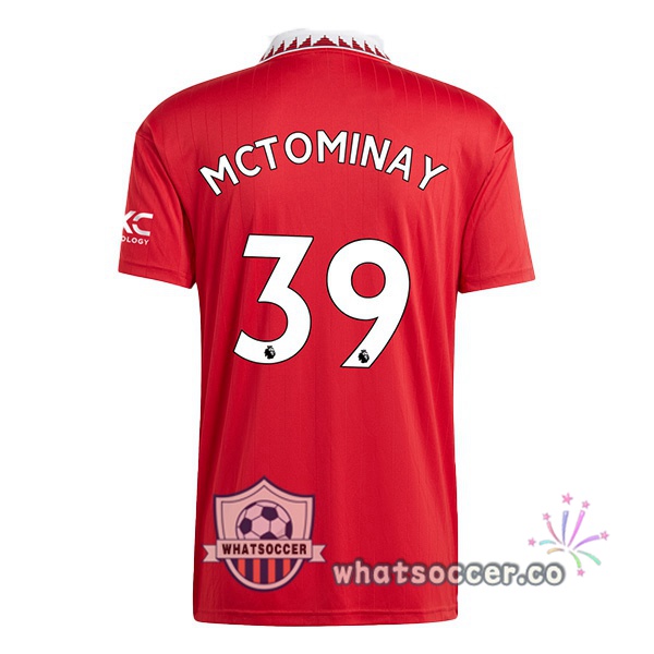 Manchester United (MCTOMINAY 39) Home Soccer Jerseys Red 2022-2023