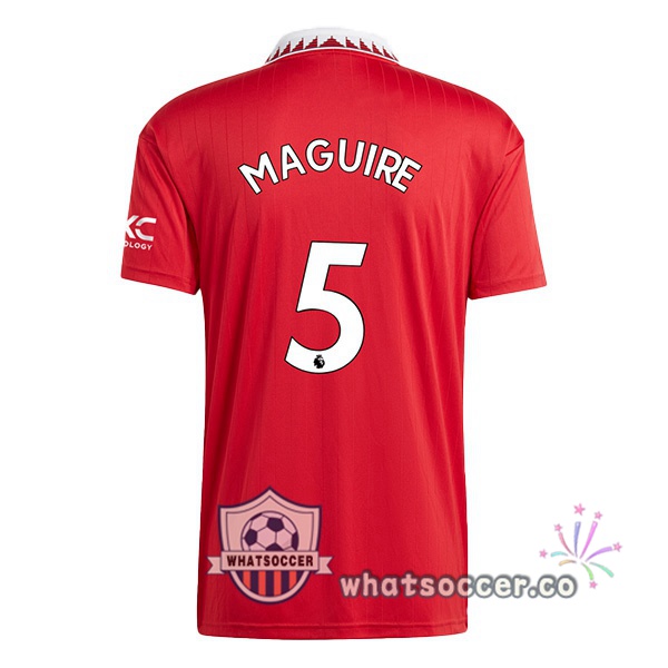Manchester United (MAGUIRE 5) Home Soccer Jerseys Red 2022-2023