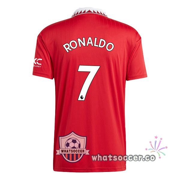 Manchester United (RONALDO 7) Home Soccer Jerseys Red 2022-2023