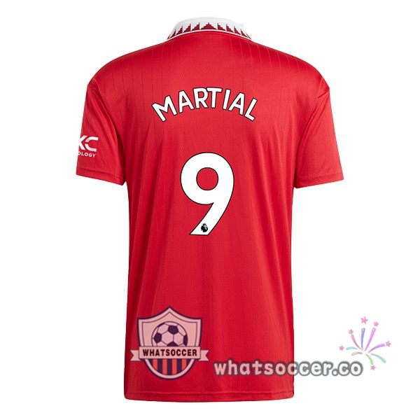Manchester United (MARTIAL 9) Home Soccer Jerseys Red 2022-2023