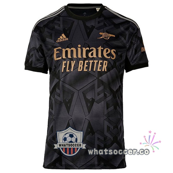 Arsenal Away Soccer Jerseys Black 2022-2023