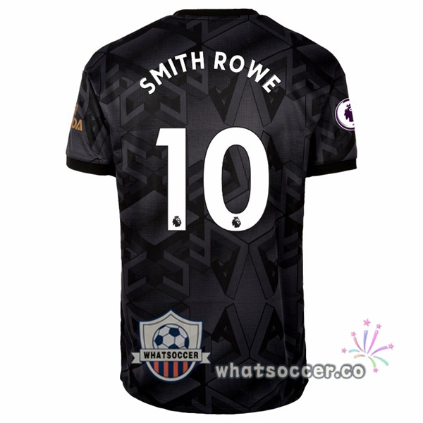 Arsenal (SMITH ROWE 10) Away Soccer Jerseys Black 2022-2023