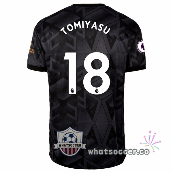 Arsenal (TOMIYASU 18) Away Soccer Jerseys Black 2022-2023