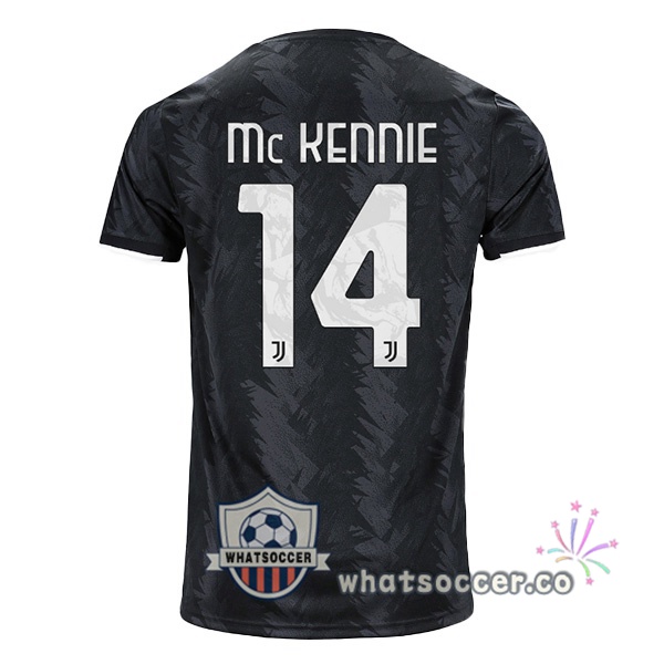 Juventus (MCKENNIE 14) Away Soccer Jerseys Black 2022-2023
