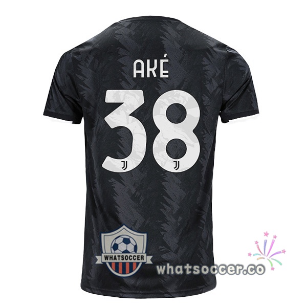 Juventus (AKÉ 38) Away Soccer Jerseys Black 2022-2023
