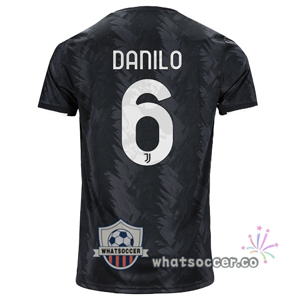 Juventus (DANILO 6) Away Soccer Jerseys Black 2022-2023