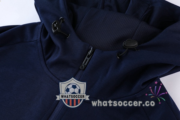 Italy Blue Royal Hooded Jacket 2022-2023