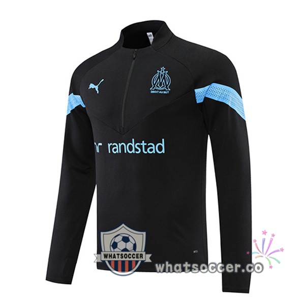 Olympique de Marseille Black Soccer Sweater 2022-2023