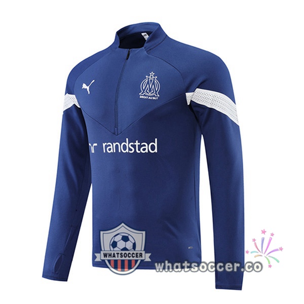 Olympique de Marseille Blue Royal Soccer Sweater 2022-2023