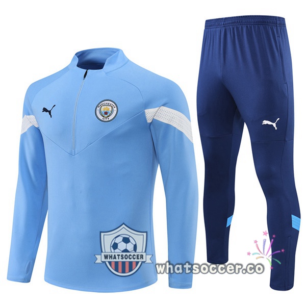 Manchester City Blue Tracksuit 2022-2023