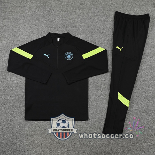 Manchester City Black Tracksuit 2022-2023
